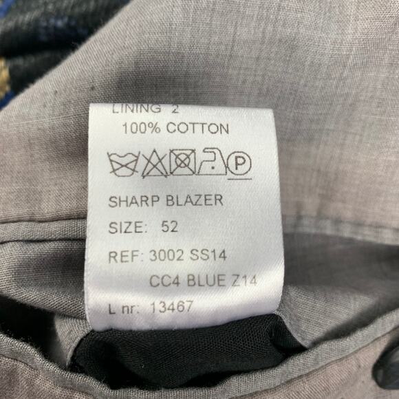 WALTER VAN BEIRENDONCK SS 14 Size 42 Grey Multi-Color Woven Sport Coat - Picture 6 of 7